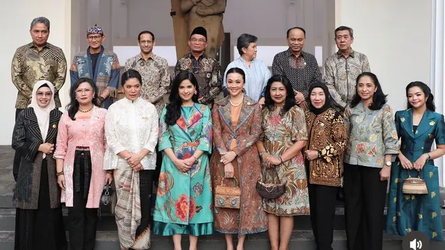 Annisa Pohan Istri Menteri ATR/BPN dan Niena Kirana Istri Menpora di Museum Nasional