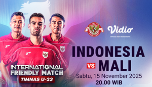 Saksikan Timnas Indonesia U-23 vs Mali U-23 eksklusif di Vidio. (dok. vidio.com)