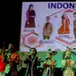 Enam pedangdut dari Indonesia tampil saat konferensi pers Dangdut Academy Asia ke 3 di SCTV Tower, Jakarta, Kamis (19/10). Indonesia sudah memastikan enam akademia yang akan menjadi wakil mereka di ajang ini. (Liputan6.com/Helmi Afandi)