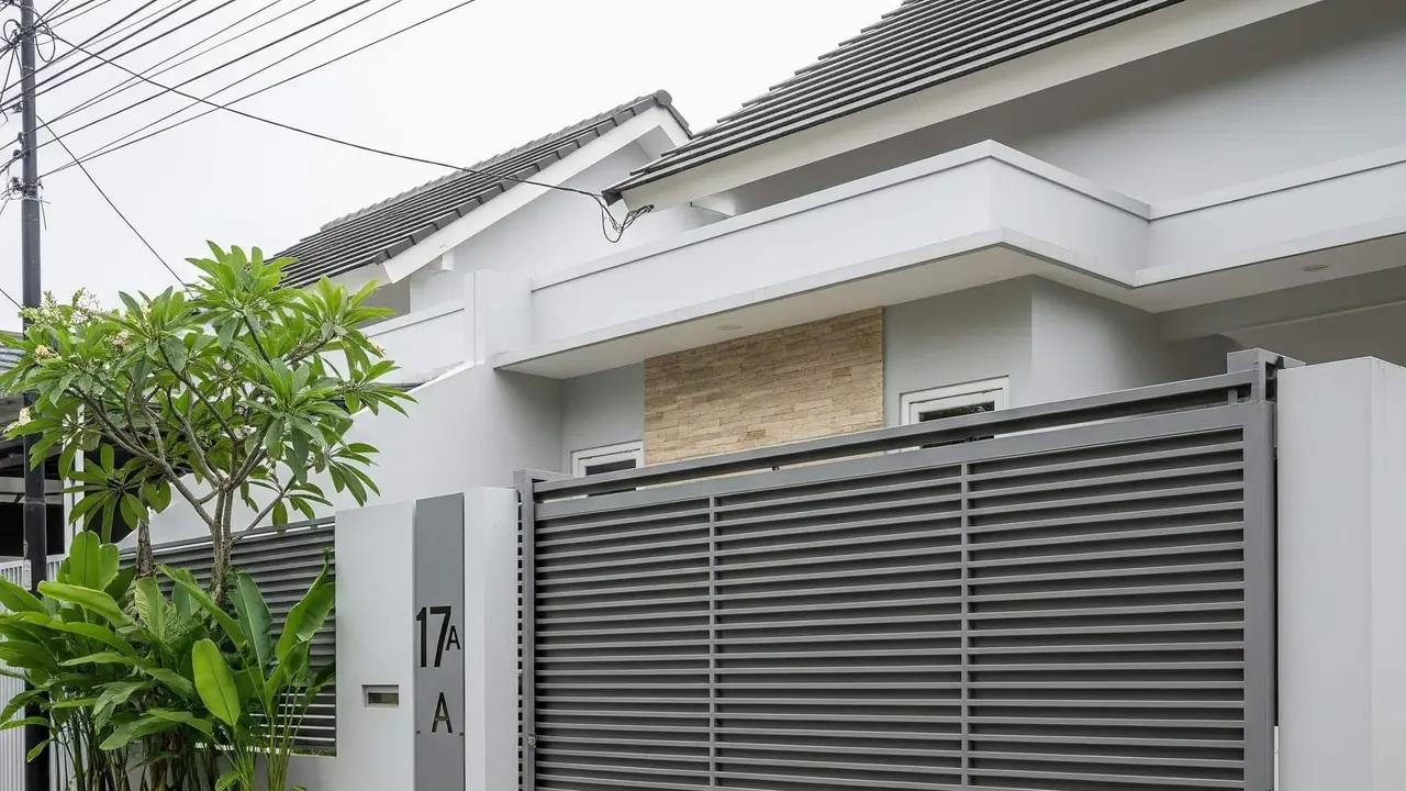 Pagar Baja Ringan untuk Rumah Tipe Kecil