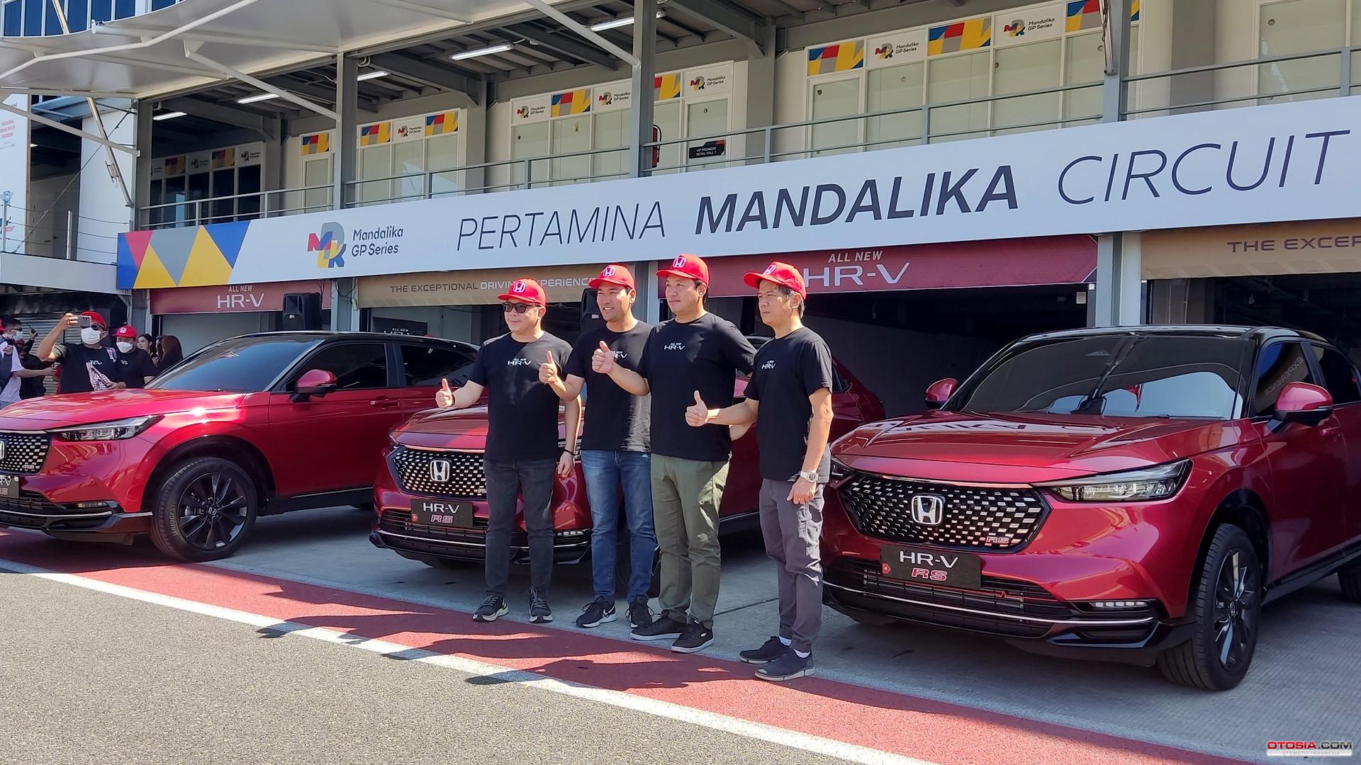 Ilustrasi peresmian mulainya media test drive Honda HR-V di Mandalika International Circuit (Otosia.com/Arendra Pranayaditya)