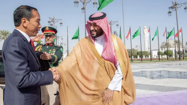 Presiden Jokowi dan Pangeran MBS