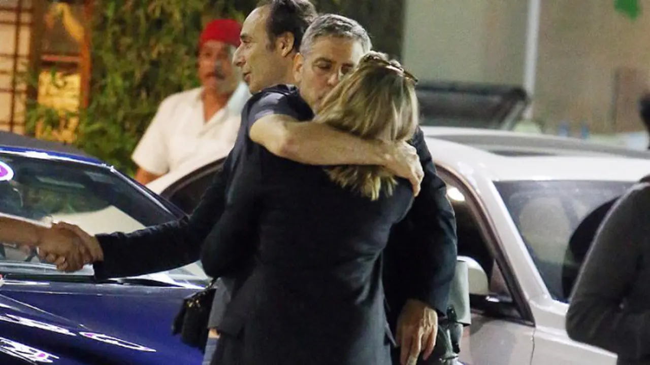 George Clooney dan Dominique Lemonnier