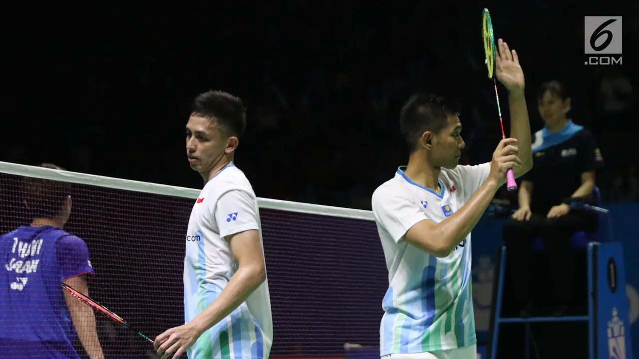 Langkah Fajar/Rian Terhenti di Perempat Final Indonesia Open 2019