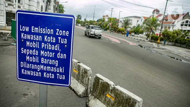 Kualitas Udara di Kota Tua Membaik Selama Dijadikan Kawasan Rendah Emisi