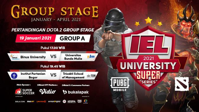 Jadwal Live Streaming IEL University Super Series 2021 ...