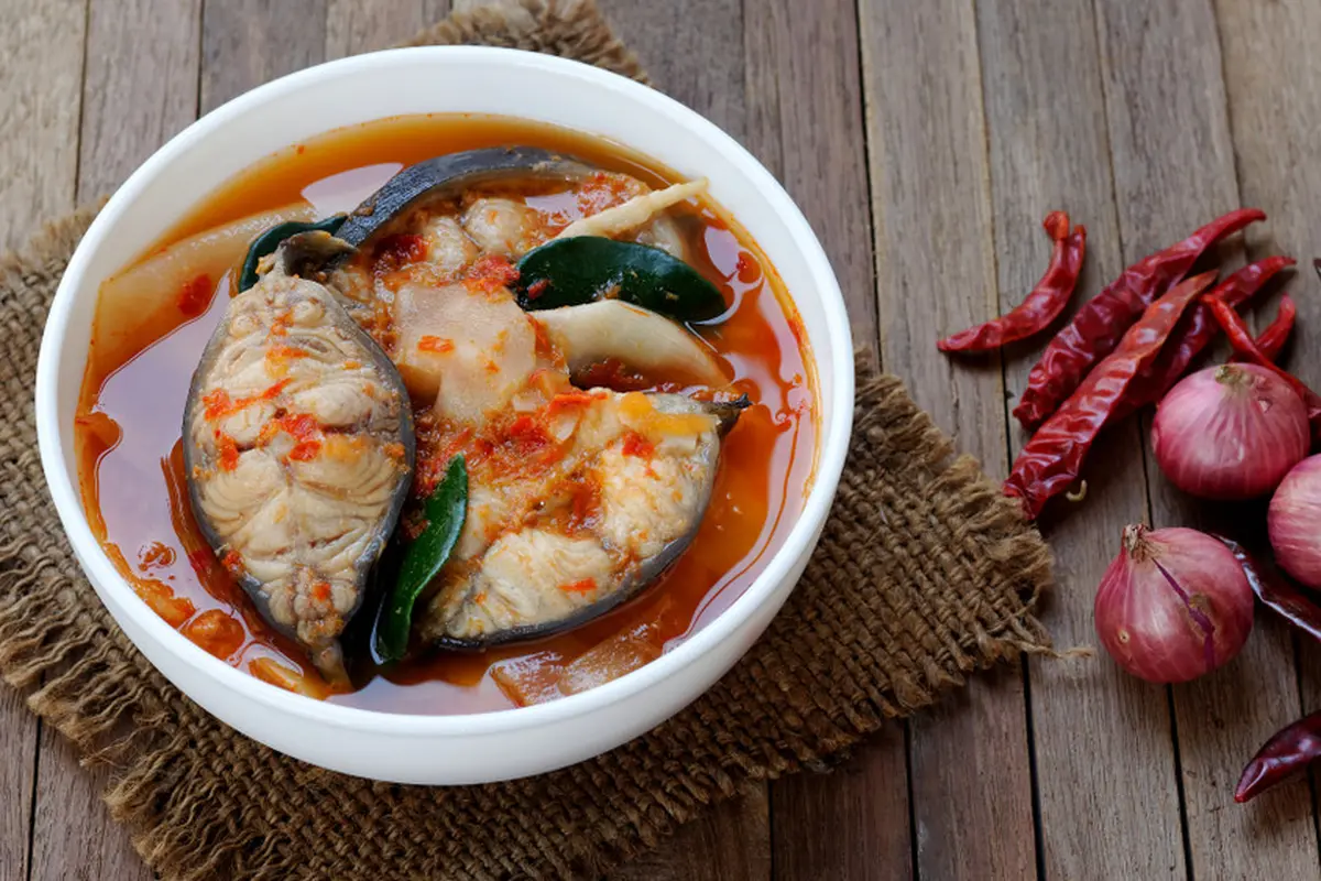 lele kuah pedas tanpa minyak