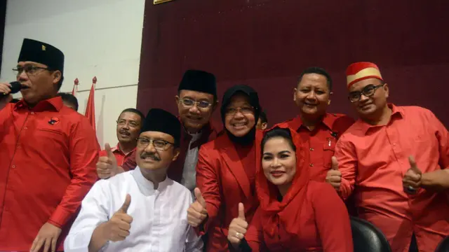 Gus Ipul-Puti Guntur Soekarno. (Liputan6.com/Dian Kurniawan)