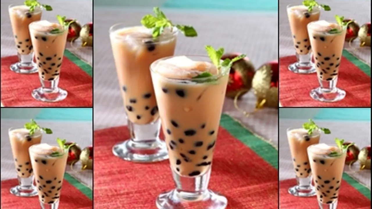 Menu Takjil: Teh Susu Bubble Caramel