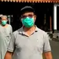 Bupati Banyumas, Achmad Husein bersama beberapa jamaah ijtima Gowa yang negatif rapid test mengimbau agar tidak menstigma para jamaah ijtima Gowa melalui video yang dirilis Minggu (19/4). (Foto: Liputan6.com/Istimewa/Rudal Afgani)