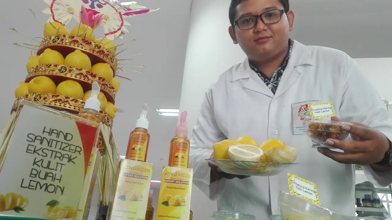 Limunizer, Gel Pembersih Tangan Berbahan Limbah Kulit Lemon
