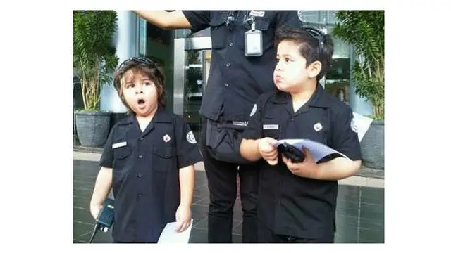6 Potret Transformasi Baim Cilik dan Nizam Hasan, Reuni Bareng Raffi Ahmad