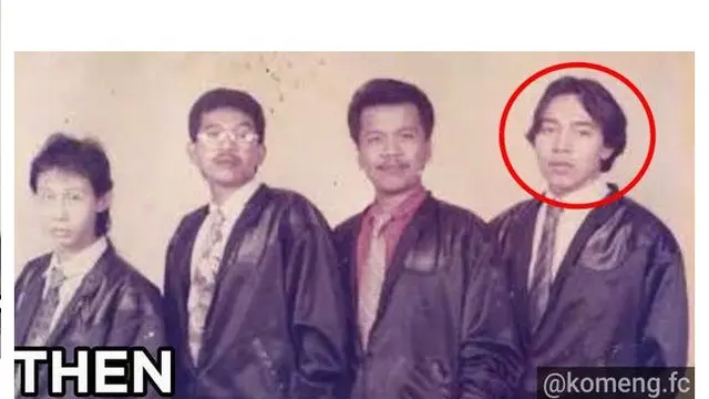 6 Foto Masa Muda Komeng, Gaya Rambut Gondrong Milik Ariel Noah