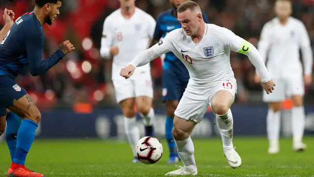 Aksi Terakhir Wayne Rooney di Timnas Inggris