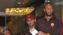 Pemain AS Roma Tiba di Jakarta