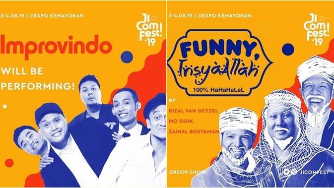 Festival komedi JICOMFEST 2019 akan hadirkan berbagai keseruan dari para komika hebat.