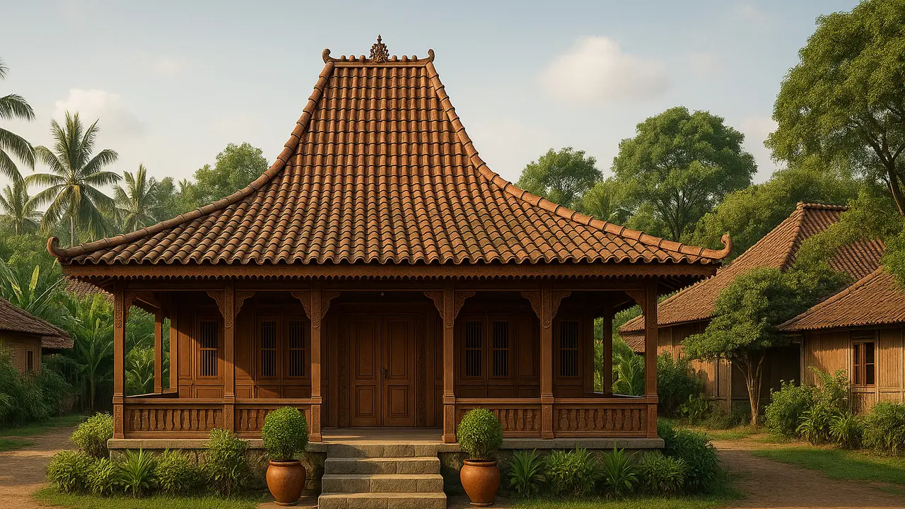 8 Desain Rumah Dengan Pendopo/Ilustrasi oleh AI
