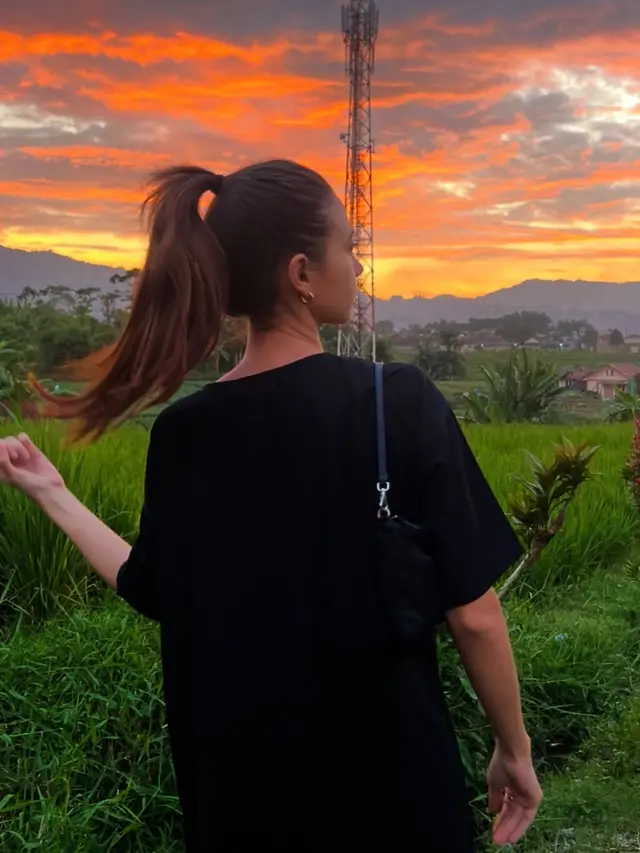 Yuki Kato saat Lebaran di Kampung Halaman. [@yukikt]