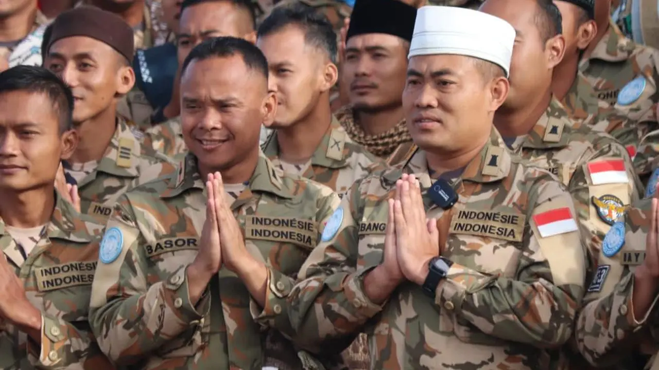 Suasana Lebaran Pasukan Garuda XX-S Monusco di Kongo