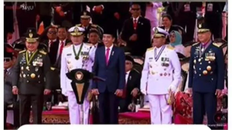 Apa yang Bikin Presiden Jokowi Tertawa di Saat Perayaan HUT ke78 TNI di Jakarta?
