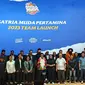 Peluncuran tim Satria Muda jelang IBL 2023 (Liputan6.com/Thomas)