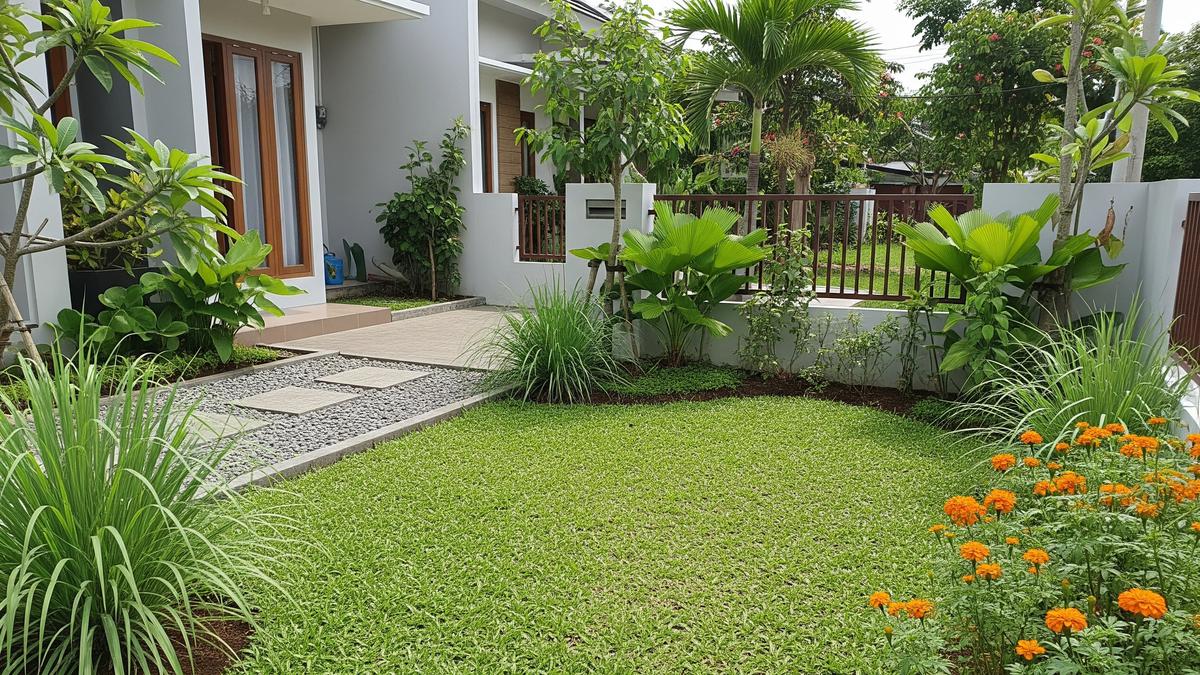 Stop Ular Masuk! Terapkan Konsep Halaman Rumah Berumput Pendek Supaya Tidak Menarik Ular