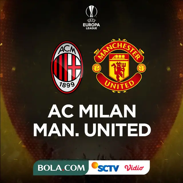 Liga Europa - AC Milan Vs Manchester United