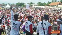 Heboh, 50 Ribu Warga Tegal Goyang Caesar di Kampanye Cabup