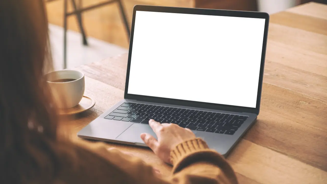 ilustrasi touchpad laptop