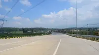 Penampakan jalan tol Semarang-Salatiga. (Ilyas/Liputan6.com)