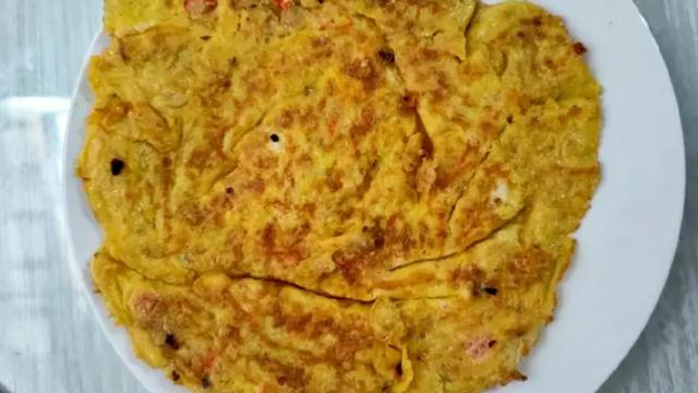 Resep dadar telur lobak kering. (dok. Cookpad @Nanalin)