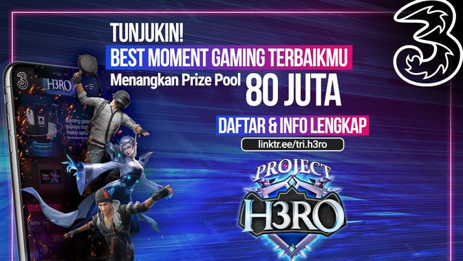 Kompetisi video terbaik dan gaming Project H3RO dari Tri Indonesia (Foto: Tri Indonesia)