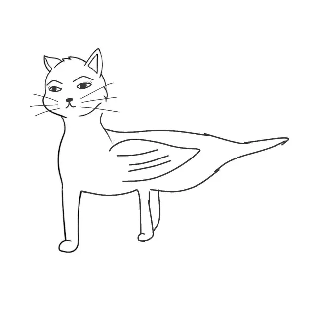 8 Kreasi Netizen saat Selesaikan Gambar Kucing Ini Bikin Tepuk Jidat