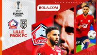 Link Live Streaming Liga Europa di Vidio: Lille Vs PAOK