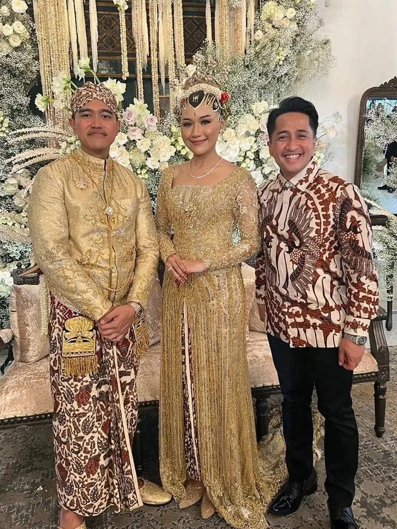 Irfan Hakim bersama Kaesang Pangarep dan Erina Gudono. (Foto: Dok. Instagram @irfanhakim75)