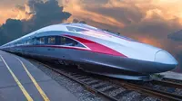 Kereta Cepat Jakarta-Bandung akan menggunakan kereta cepat generasi terbaru, CR400AF. (Dok PT KCIC)