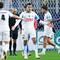 Mason Greenwood memimpin pesta gol Marseille dalam laga Coupe de France. Penyerang asal Inggris itu mencetak hat-trick saat timnya membantai Bayeux dengan skor telak 9-0. (AFP/Lou Benoist)