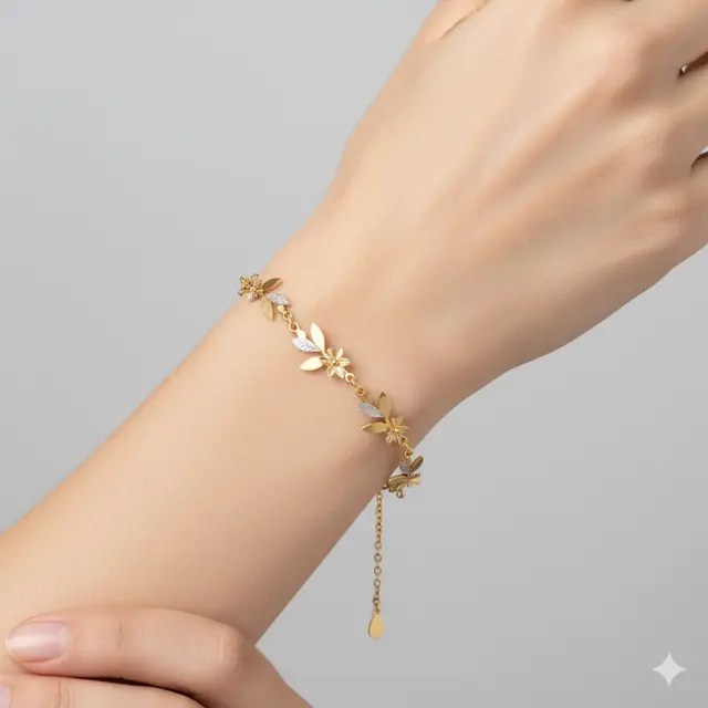 7 Model Gelang Emas 2 Gram Kombinasi Klasik dan Modern, Tampil Elegan tanpa Harus Boros Budget