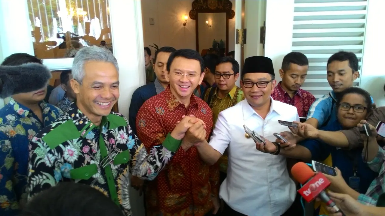 Ahok, Ridwan Kamil dan Ganjar Pranowo