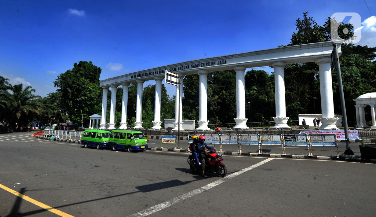 FOTO: PSBB Hari Pertama, Kawasan Landmark Kota Bogor Sepi ...