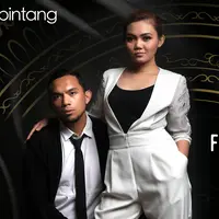Celeb Bio Fakhrul Razi dan Rina Nose (Stylist: Indah Wulansari, Fotografer: Galih W. Satria/Bintang.com, Desain: Muhammad Iqbal Nurfajri/Bintang.com)