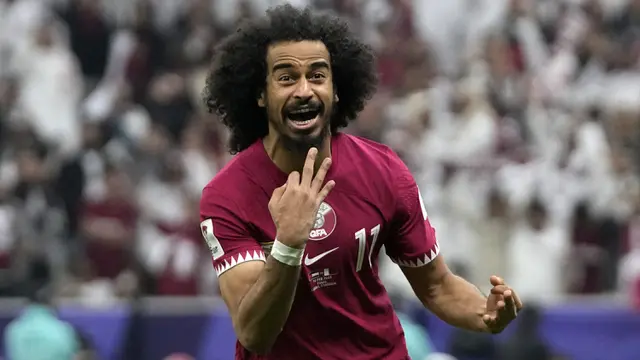 Foto: Cetak Hattrick di Final, Akram Afif Melesat Jadi Top Skor Piala Asia 2023, Ini Dia Daftar 4 Besarnya