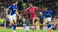 Bradley Barcola Jalani Debut Manis Bersama Liverpool