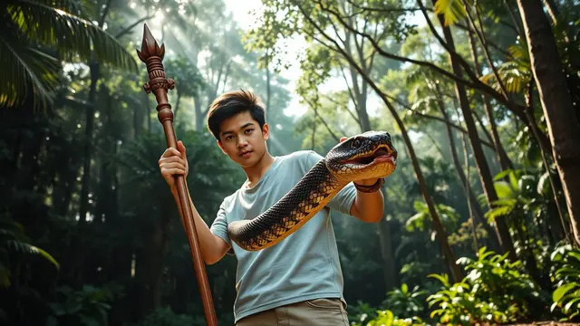 mimpi membunuh ular besar