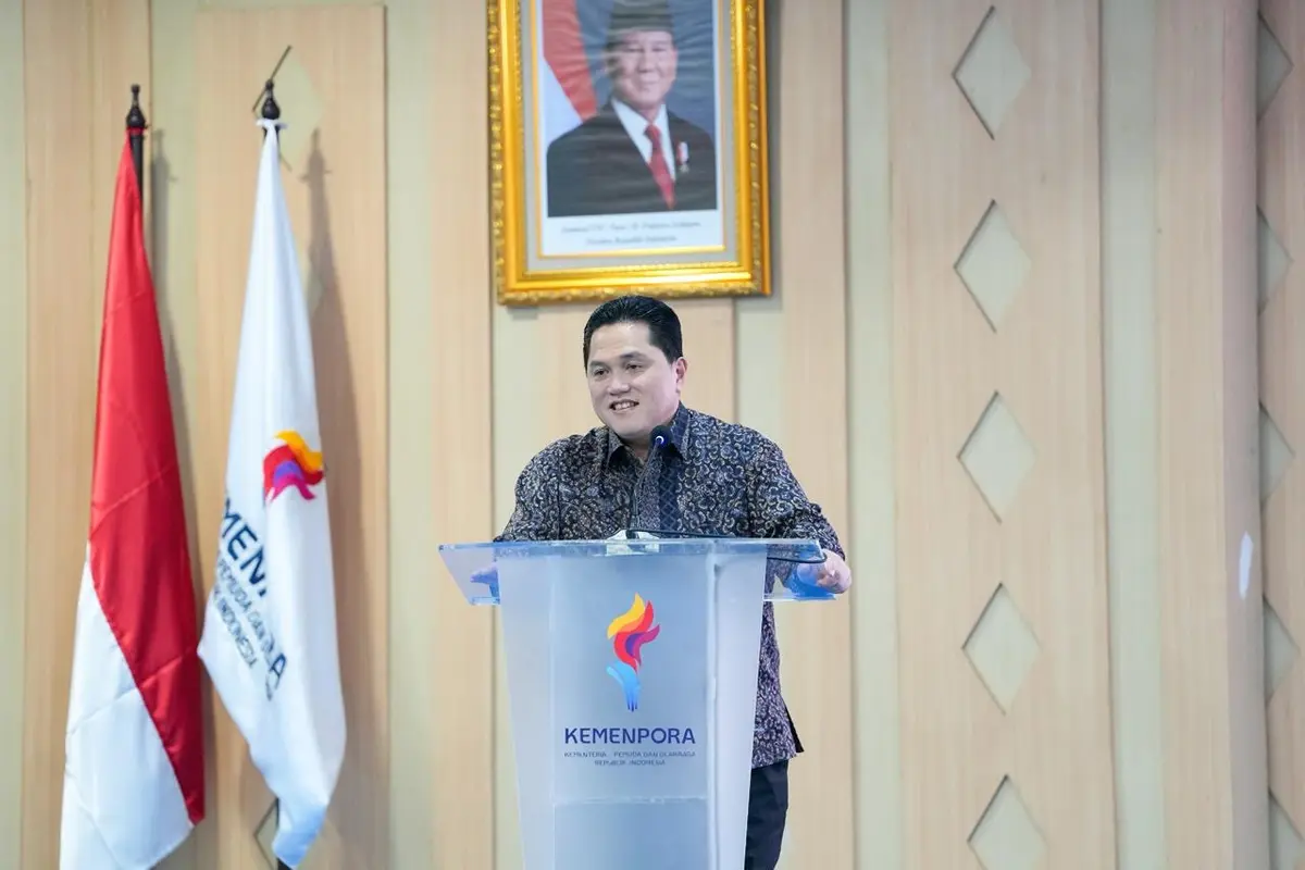 Kemenpora Masuk Daftar 10 Kementerian Terpopuler, Erick Thohir Soroti Pentingnya Kepercayaan Publik