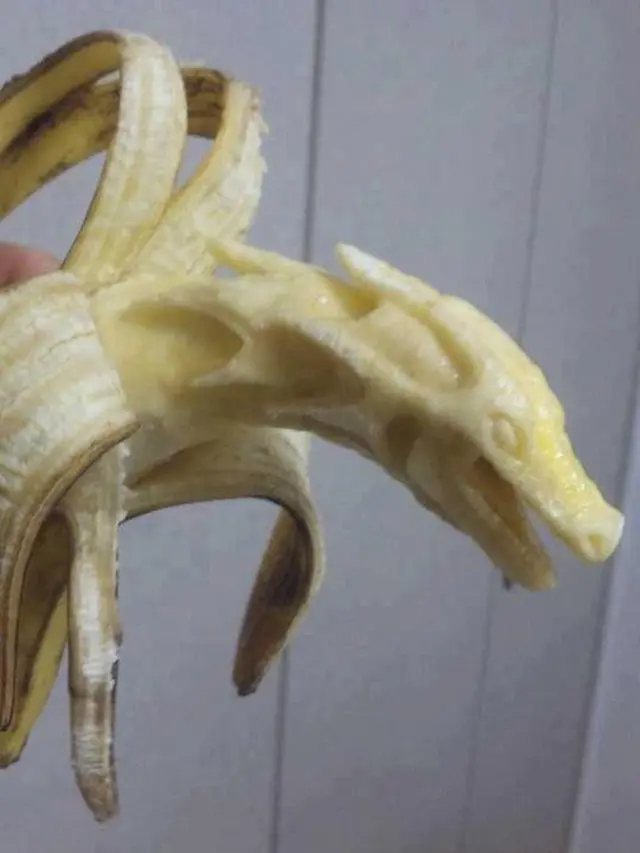 6 Kreasi Pisang Bentuk Hewan Ini Estetik Banget, Kreatif