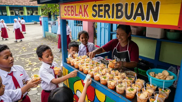 Ide Jualan Makanan Kekinian untuk Sekolah Seblak Seribuan