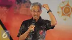 Gubernur Jawa Tengah Ganjar Pranowo saat berbagi cerita inspiratif kepada mahasiswa Yogjakarta, Kamis (3/11) EGTC 2016 di kota terakhir ini menghadirkan sosok atau tokoh yang menginspirasi. (Liputan6.com/Helmi Afandi)