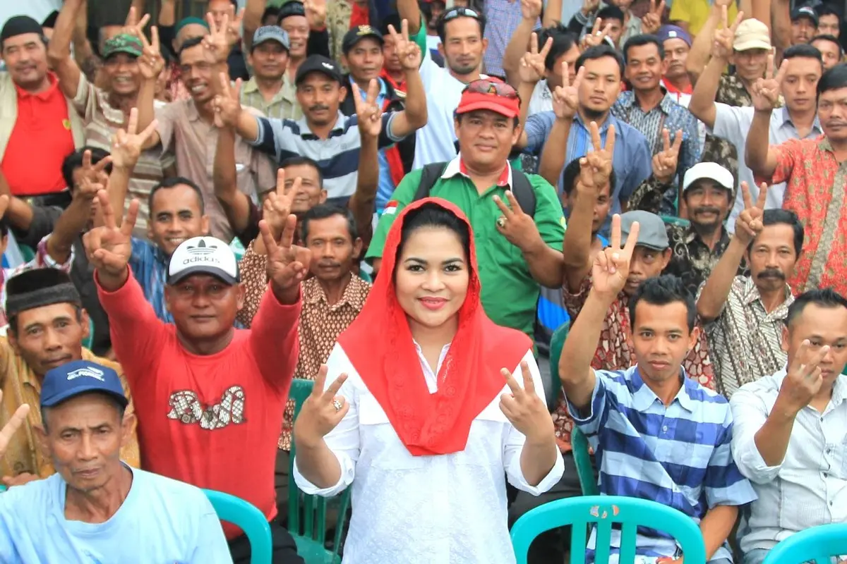 Calon Wakil Gubernur nomor 2 Puti Guntur Soekarno. (Liputan6.com/Dian Kurniawan)