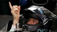  Nico Rosberg untuk kali keempat beruntun merebut pole position di ajang Formula 1 (F1) musim ini.